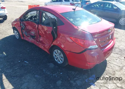 2016 Hyundai Accent Se z USA, uszkodzony, nr VIN KMHCT4AE5GU128531